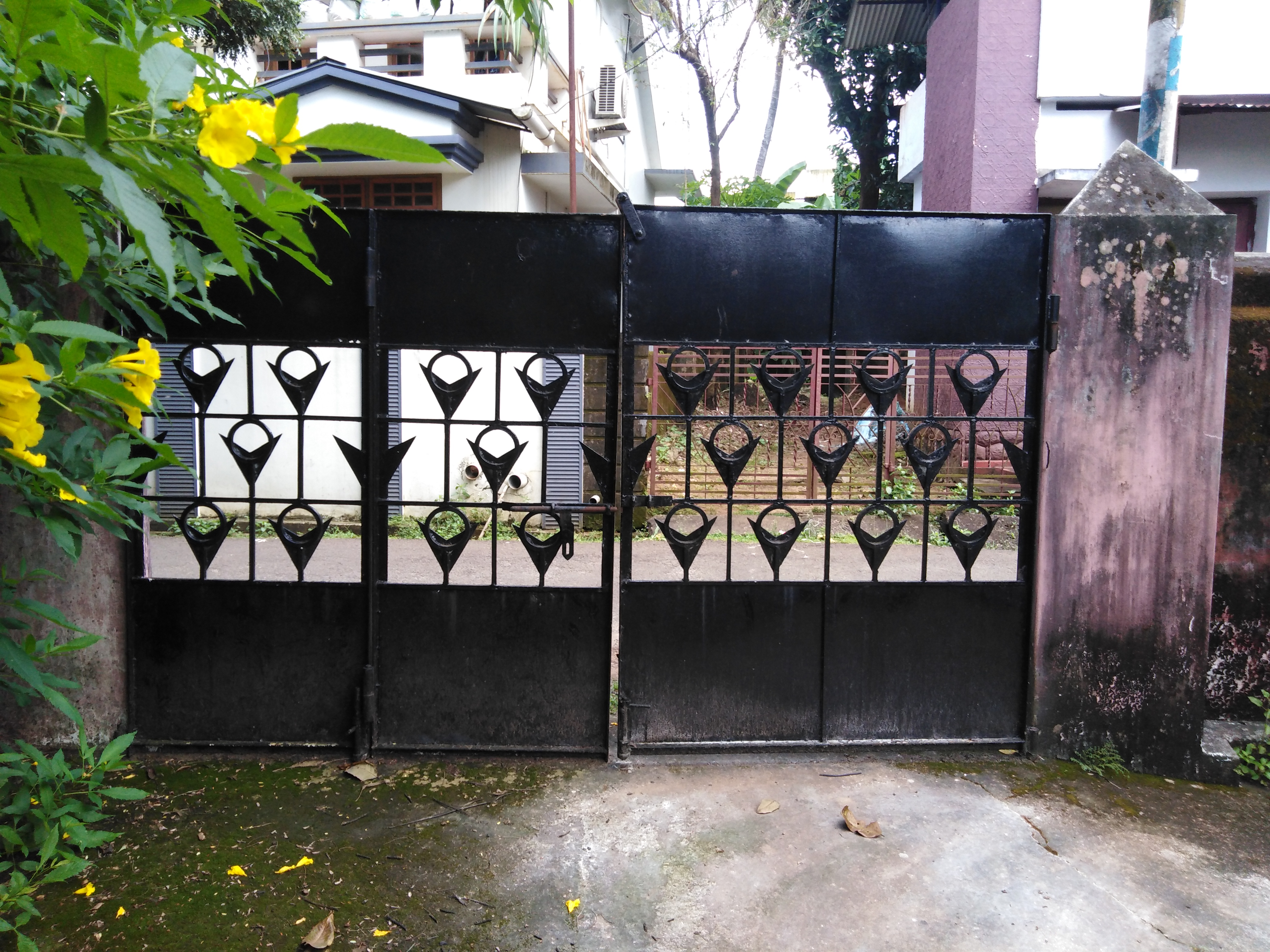 The entrance gate of my house in Kanattukara, Thrissur